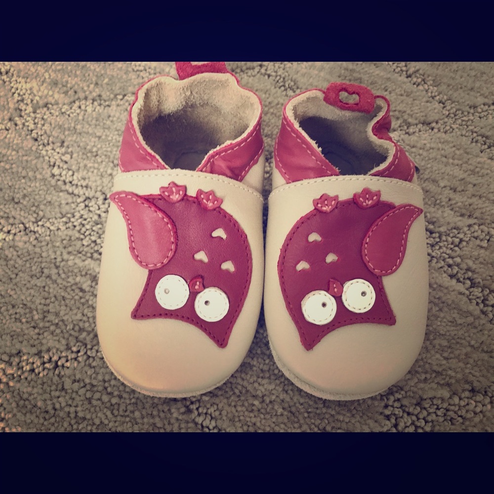 Owl Bobux baby shoes
